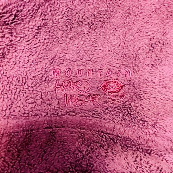 Mountain Hardwear Pyxis Jacket Womens L Plum Plush Fleece Zip Full Zip Pockets - Picture 7 of 11